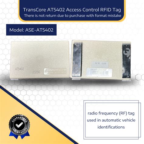 AT5402 & AT5406 Access Control Tag Installation